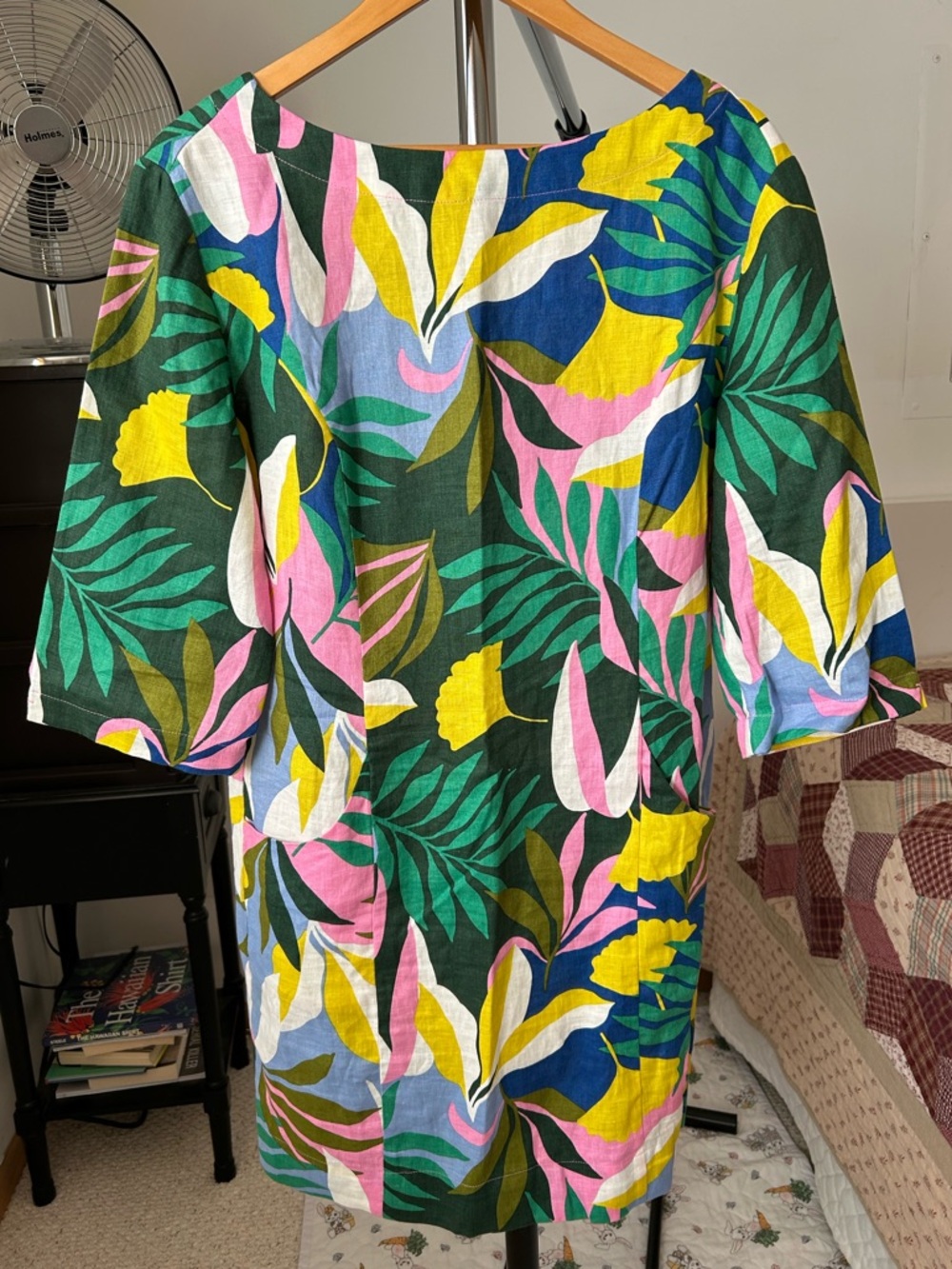Boden Linen Floral Dress 6